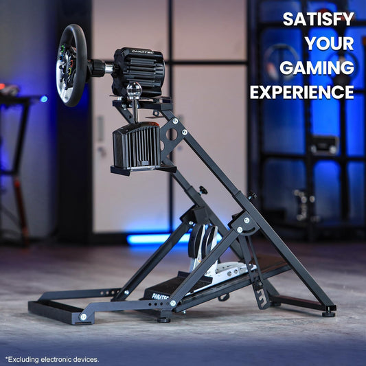 G29 Upgrade Racing Wheel Stand X Frame Fit for Pxn/Thrustmaster/Logitech G27 G920 G923 T300RS T128X, Foldable PC Game Race Bracket Simulator Cockpit without Steering Wheel,Pedal & Handbrake
